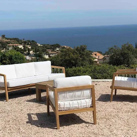 Quiet 4 Bedrooms Full Sea View Heated Pool سانت ماكسيم